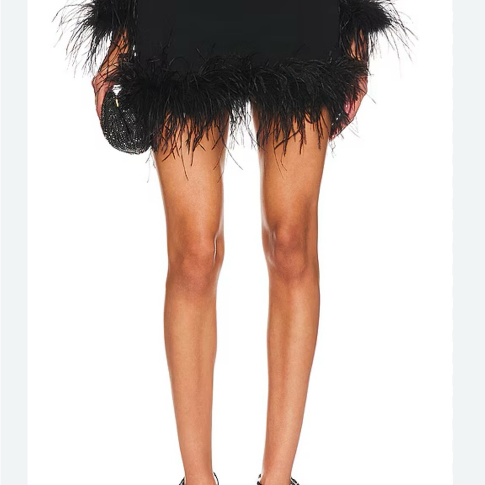 Astr Black Bubble Mini Skirt Ruffled Cocktail